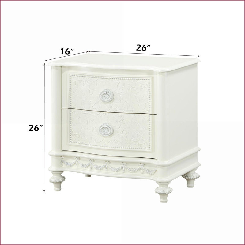 Table de chevet 2 tiroirs Dorothy