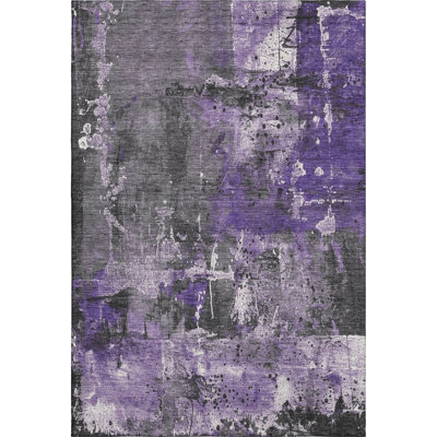 Premium Machine Washable Mayfield AMF1839 Abstract Rug