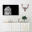 Wild Lioness In Abstract - Wrapped Canvas-55302088