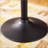 Belham Black Round Top Adjustable Height Metal Bar Table With Pneumatic Lift, Perfect For Modern And Versatile Home Use