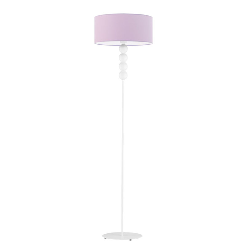 Aarif 166cm Novelty Floor Lamp, Light Violet