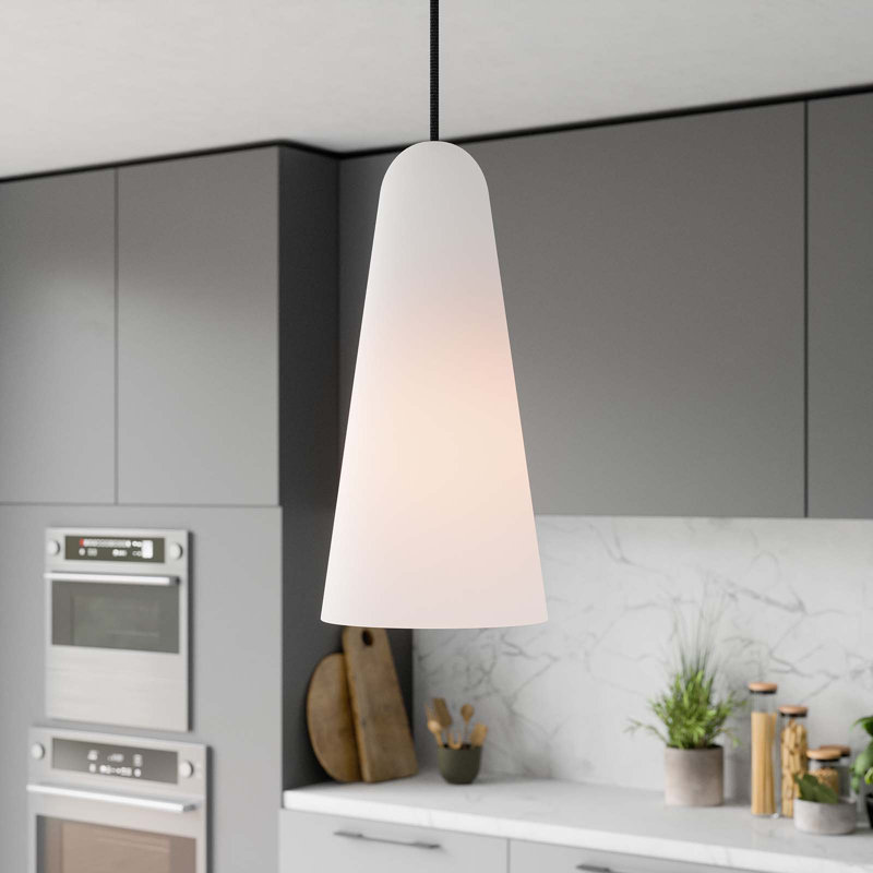 Modway Beacon 1-Light Pendant Light, Satin Brass