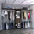 Kohn Plego Closet Organization System, with Open & Closed Storage, 69"/118" Width, Dark Walnut