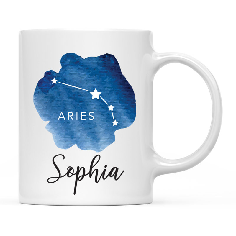 Ceramic Coffee Mug, Aries