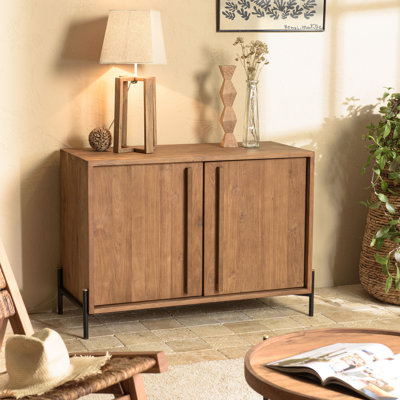 Ksean 101cm Solid Wood Sideboard