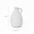 Modern White Speckled Ceramic Vase Set of 2 with Handles, Matte Terracotta Decorative Flower Vase