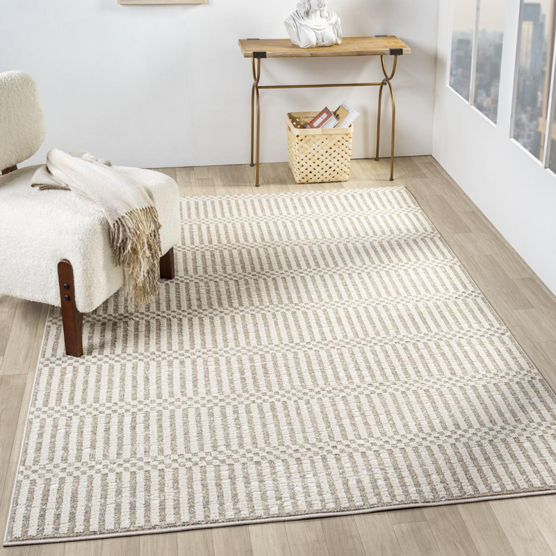 Geometric Area Rug, Rectangle 5'3" x 7'8.5"
