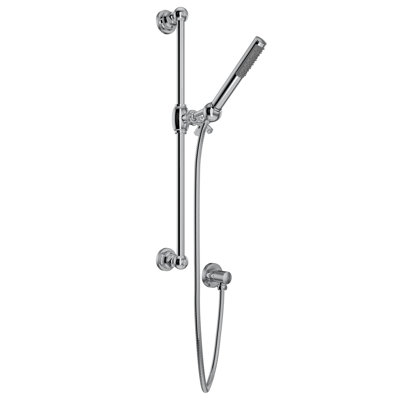 San Giovanni Handshower Set With 21" Slide Bar and Single Function Handshower