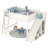 Full Solid Wood Loft Bed with Storage, Wardrobe, Detachable Slide & Ladder, Beige-114218325-114218329