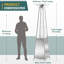 45000 Propane Standing Patio Heater-59984774