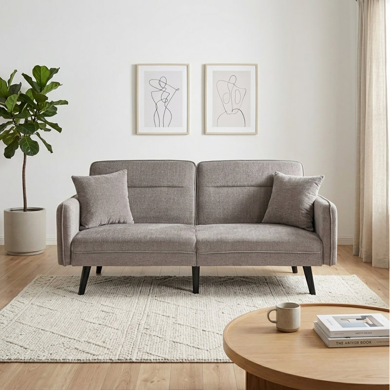 Shiflet Sleeper, Platinum Grey Boucle
