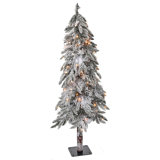 Lighted Artificial Cedar Christmas Tree