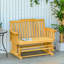 Banc oscillant pour 2 personnes Outsunny
