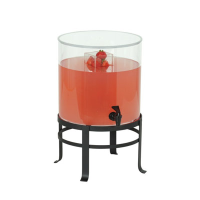 Round Polycarbonate 3 Gallon Dispenser-Infusion