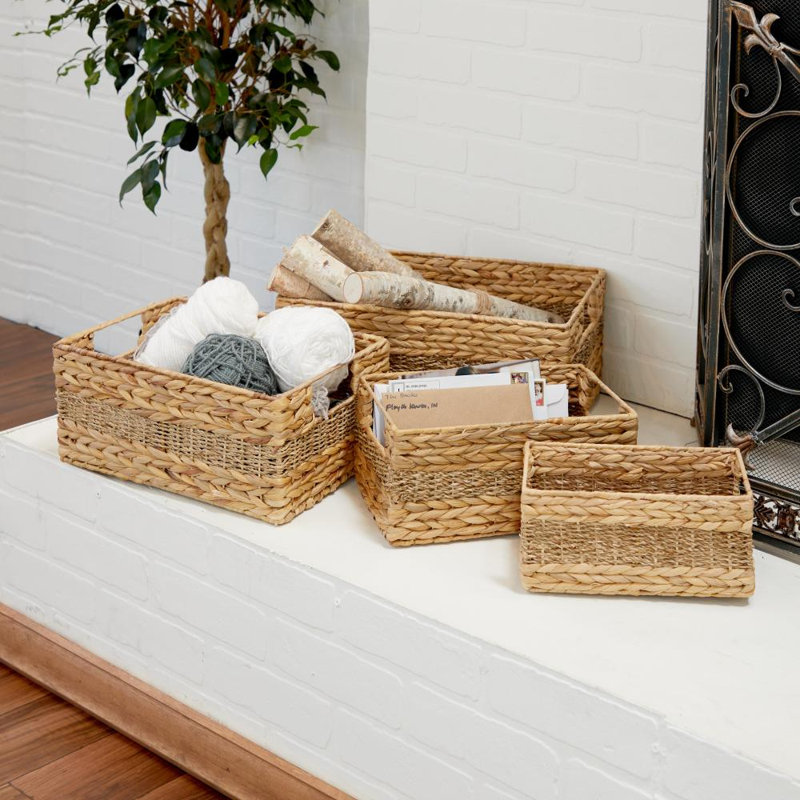 Kriebel Seagrass Handmade 4-Piece Nesting Basket