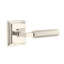 Emtek Select Privacy Interior Mortise w/ Wilshire Rosette & L-Sq. Stem, Straight Knurled Lever-443570080-443570086