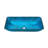 Cascade Rectangular Glass Vessel Sink with Faucet-59675748-59226974