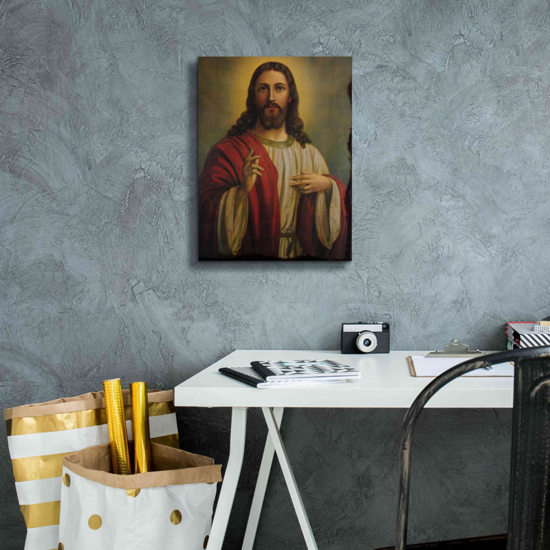 «Jesus» par Epic Portfolio, estampe numérique sur toile, H 16 po x l 12 po x P 0,75 po