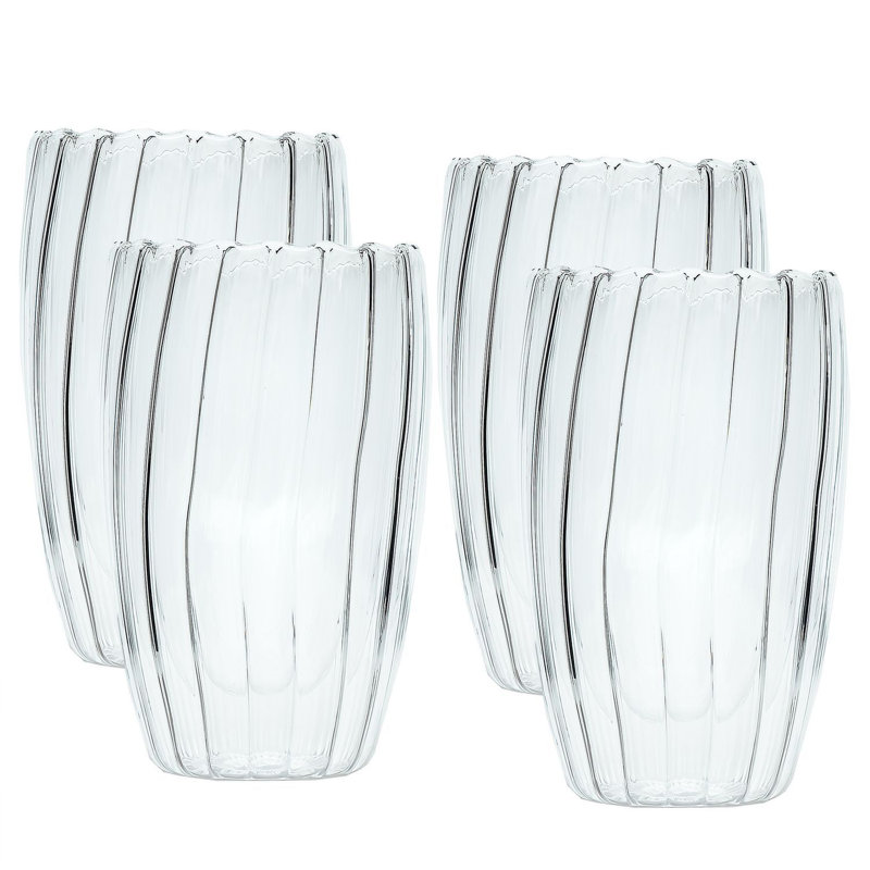 350ml Double Wall Glass, 4