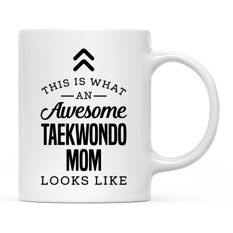 C’est ce qu’on appelle une génial taekwondo maman ressemblant à une tasse de café