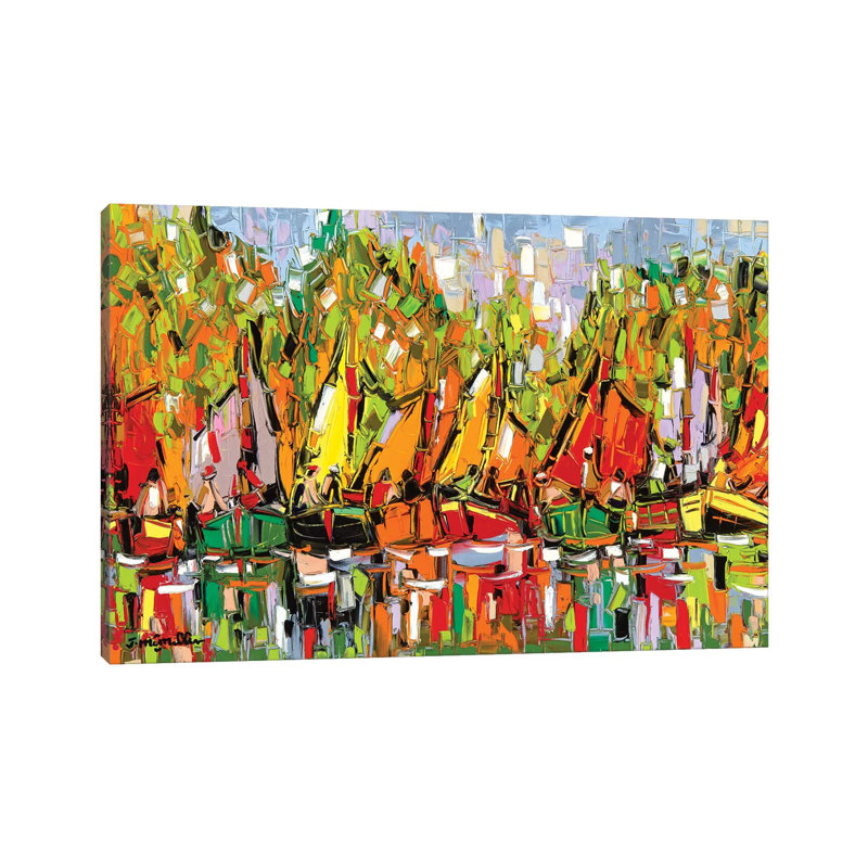 Fall Boat Show by Joachim Mcmillan - Wrapped Canvas Print, 101.6 cm H x 66.04 cm W