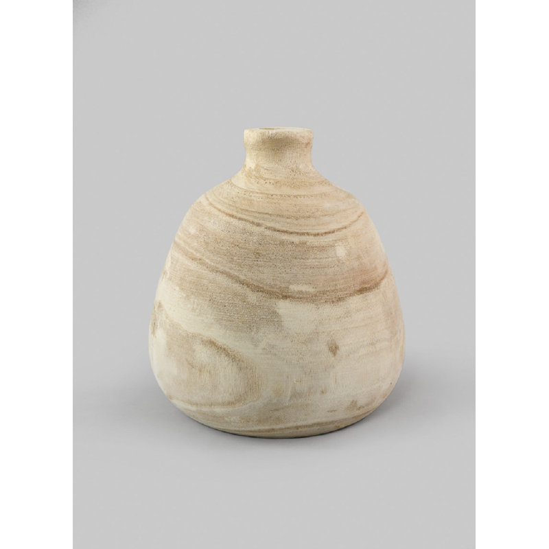 Irwinton Handmade Wood Table Vase