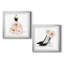 «Floral Gown» - ensemble de 2 reproductions d'art-399453972-399453980-399453970