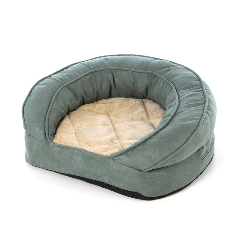 Lit-lit pour chien deluxe ortho, Petit (l 20 po x P 20 po x H 8 po), Vert