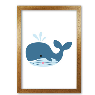 Children's Animals, Whale - Print