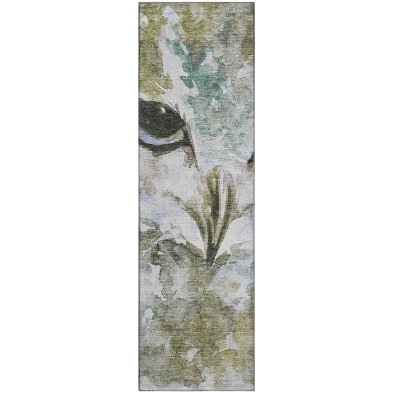Tapis Premium lavable à la machine Mayfield AMF2274, Taupe, Tapis de couloir 2 pi 3 po x 7 pi 6 po