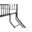CHAMONIX European Single (90 X 200 Cm) Bunk Bed Bed Frame with Built-in Ladder Included-845131227
