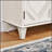Mid Century Modern Sideboard Buffet Cabinet With Ample Storage, Symmetrical Geometric Accent For Living Room And Kitchen-770645811