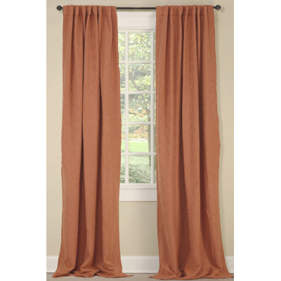 Boucle Room Darkening Curtain