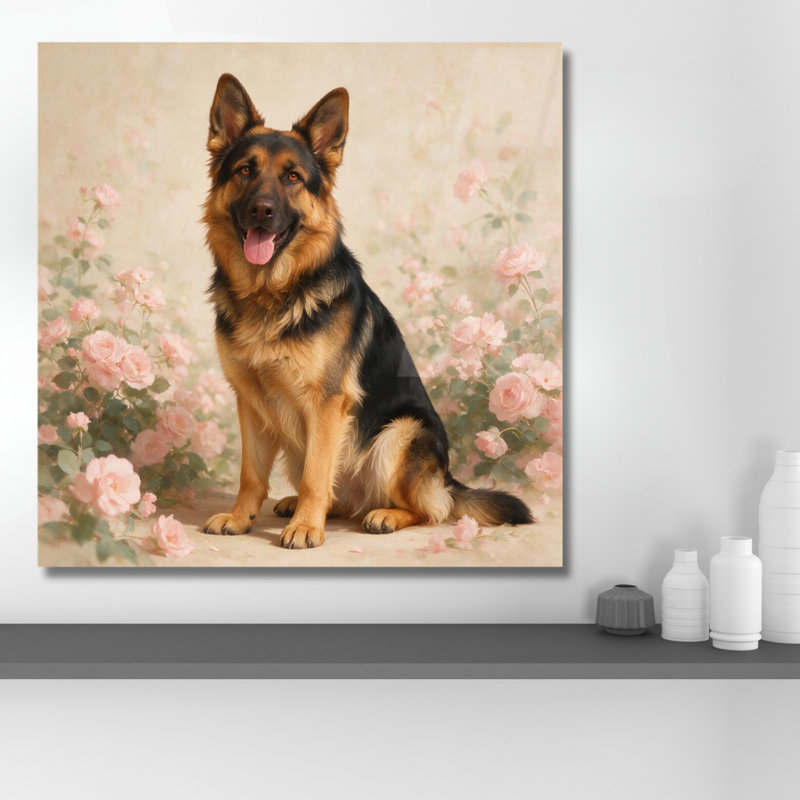Art mural en verre trempé allemand, 20" H x 20" W