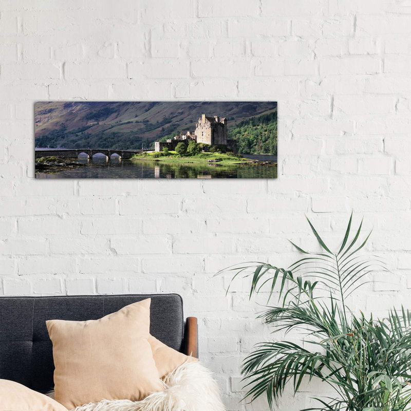 Eilean Donan CastleDornie, Ross-shire, Highlands Region, Scotland 1 Piece Panoramic Wall Art on Canvas