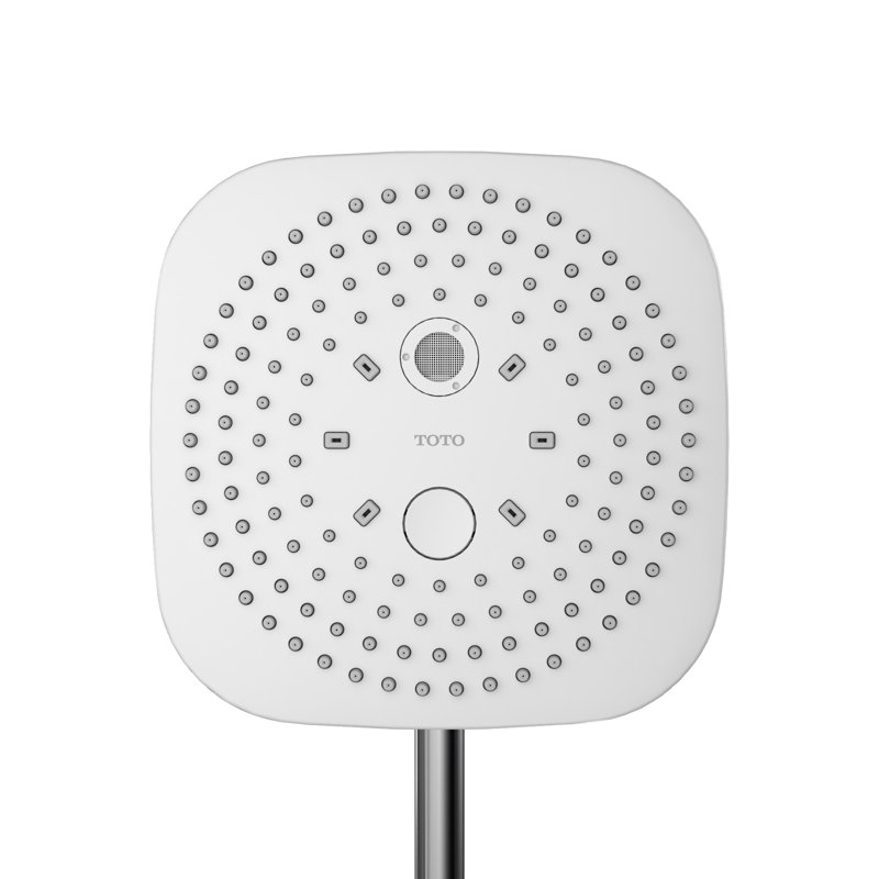 G Series 1.75 GPM Square Single Rain Shower Head with Comfort Wave Technology