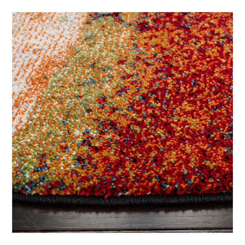 Dowlen Performance Abstract Rug, Carré 3 pi
