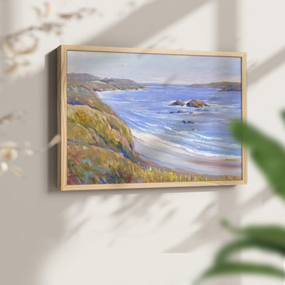 Le long de la côte I - Reproduction encadrée - Restickable