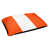 Orange / blanc / orange sélectionné