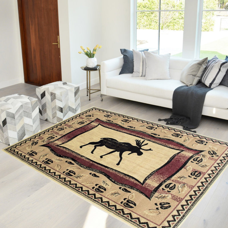 Tapis berbère en polypropylène Deonte, Rectangle 8 pi x 10 pi