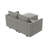 L Shaped Modular Reversible Sofa with Chaise Small Sectional-561185874