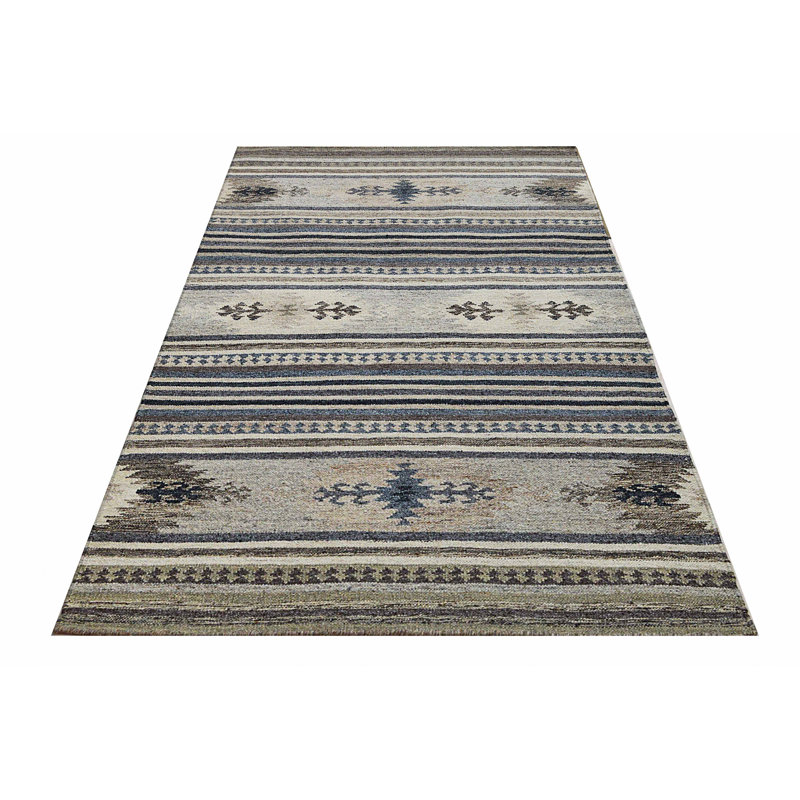 Southwestern Wool Area Rug, Rectangle 120 x 180cm