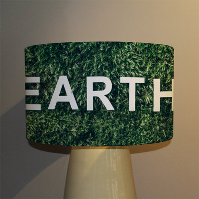 25cm H Canvas Drum Pendant Shade ( Clip On )