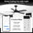 45" 5-ABS Blades Indoor Ceiling Fan Light With Remote Control, Compatible With App And Speaker Control，Black-356388833