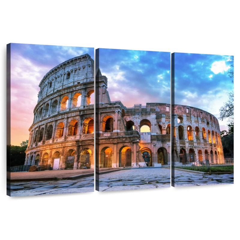 Sebbie Sunlit Roman Colosseum, 48" H x 74" W