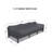 Cremont 93'' Wide Teak Patio Sofa Cover
