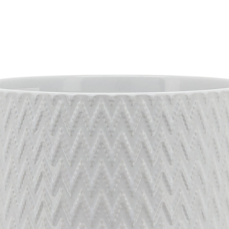 8" Chevron Planter W/ Stand, 10" H x 8" W x 8" D