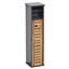Armoire de rangement compacte pour papier hygiénique avec distributeur, pouvant contenir jusqu'à 6 rouleaux, brun et gris - Collection Elements