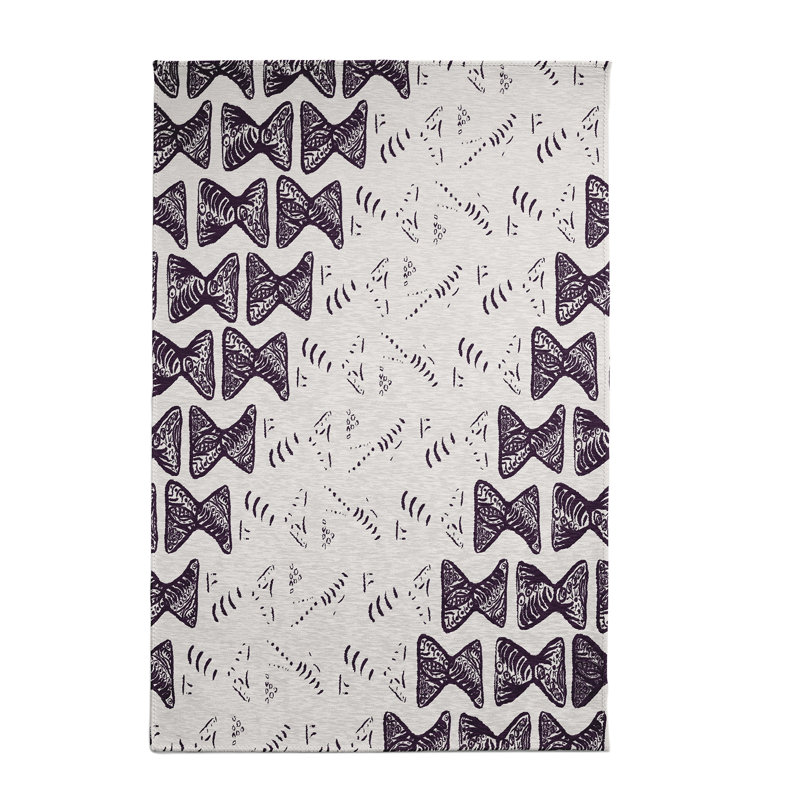 Chenille Geometric Indoor Rug, Rectangle 5' x 7'