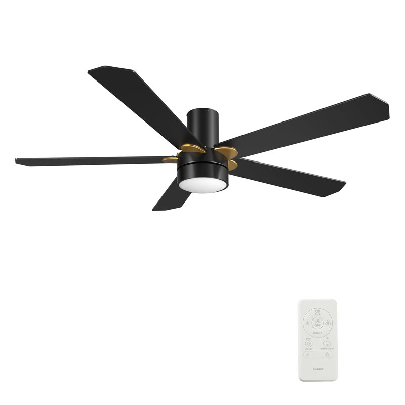 Ventilateur de plafond intelligent avec télécommande Tampa, ensemble d'éclairage inclus, fonctionne avec l'assistant Google et Amazon Alexa, raccourci Siri.